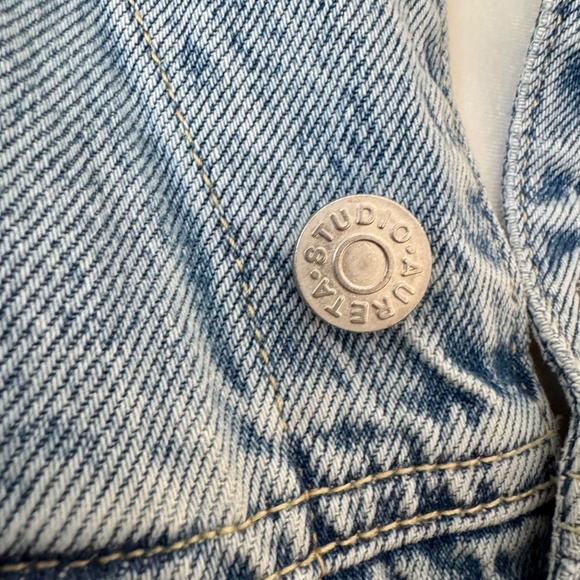 NWT Anthropologie Aureta Studio Lana Denim Corset Jacket Women's Size XS - Picture 4 of 13